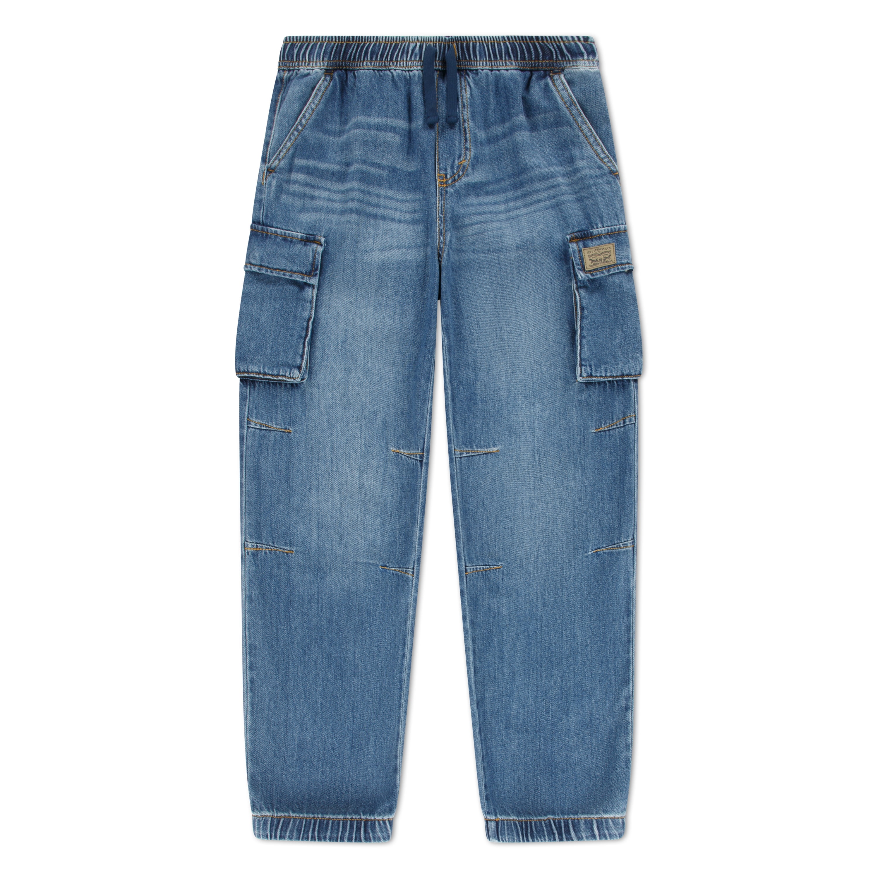 Levi's Boys Toddler Denim Parachute Cargo Pant, Sizes 2T-4T