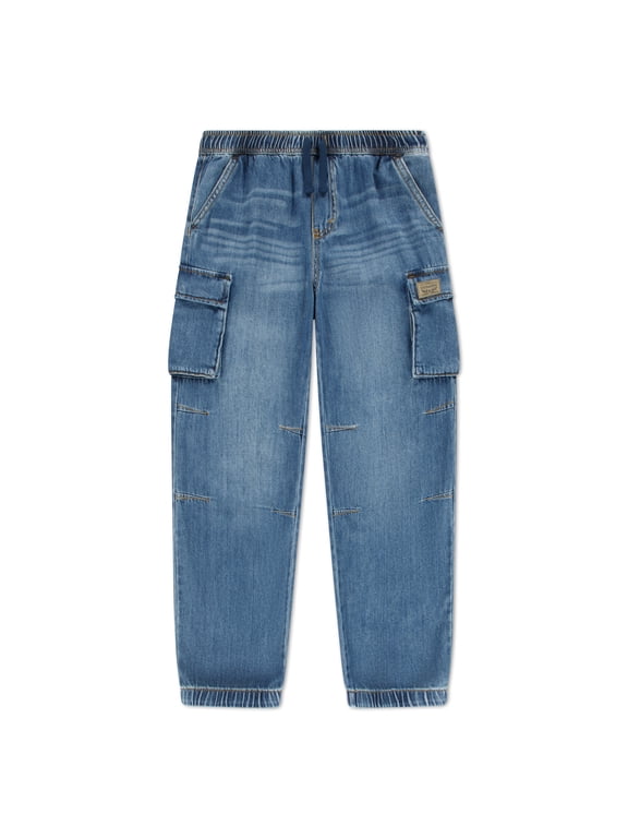 Boys Toddler Denim Parachute Cargo Pant, Sizes 2T-4T