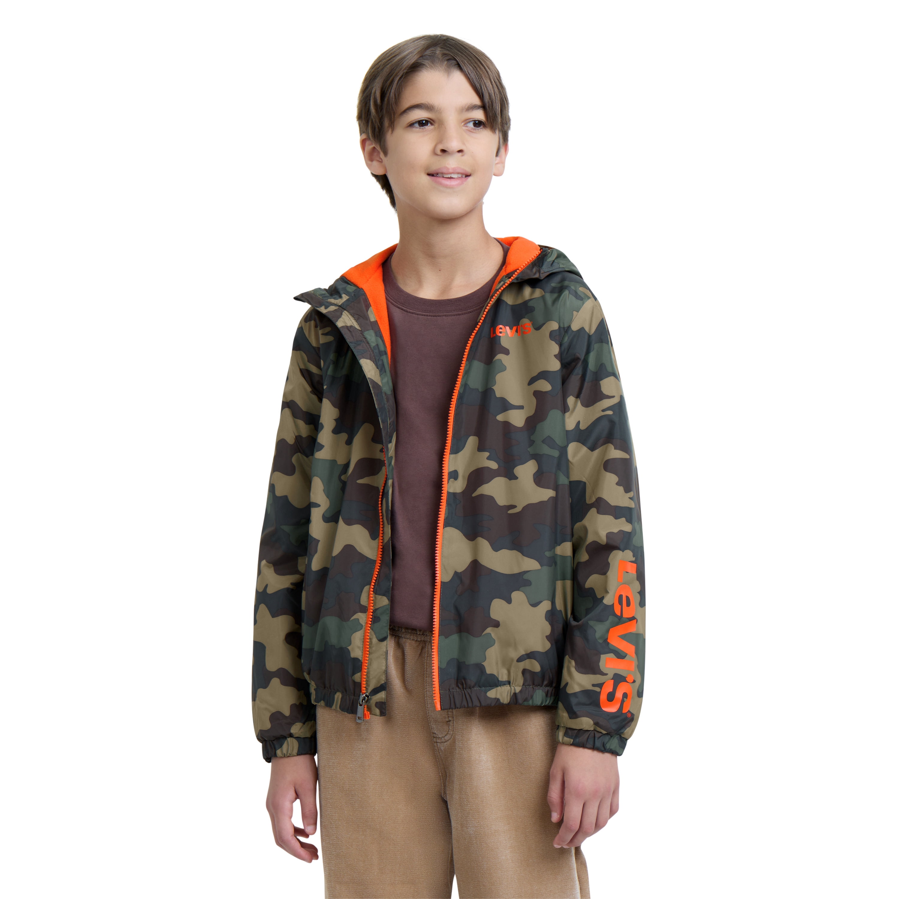 Levi's Boys Wind Jacket with Hood, Sizes 8-20