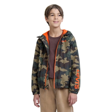Levi's Boys Wind Jacket with Hood, Sizes 8-20
