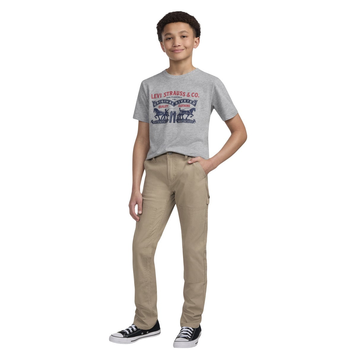 Law Levis 502 Carpenter Pant Levi's Boys' Youth 502 Carpenter Pant