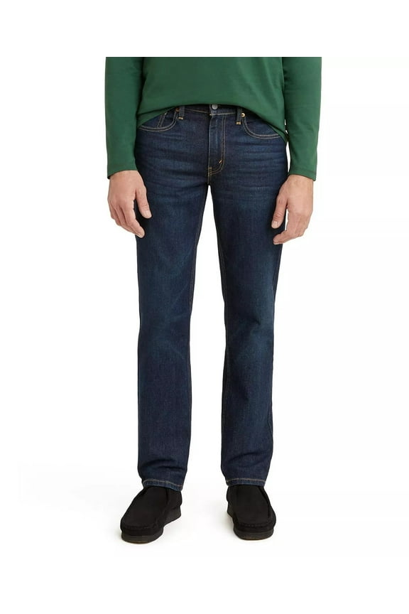 CLEAN RUN Men's 514 Straight Fit Eco Performance Jeans, US 36x30