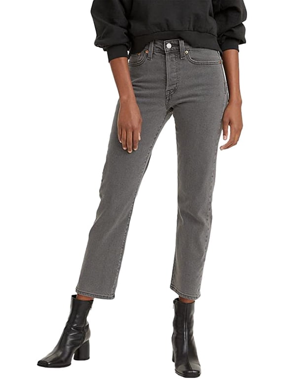 COSMIC COMET Women's Wedgie Straight-Leg Cropped Jeans, US 27