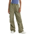 thumbnail image 1 of Levi's DEEP LICHE Women's Solid Drawstring-Waist Parachute Pants, US X-Small, 1 of 3