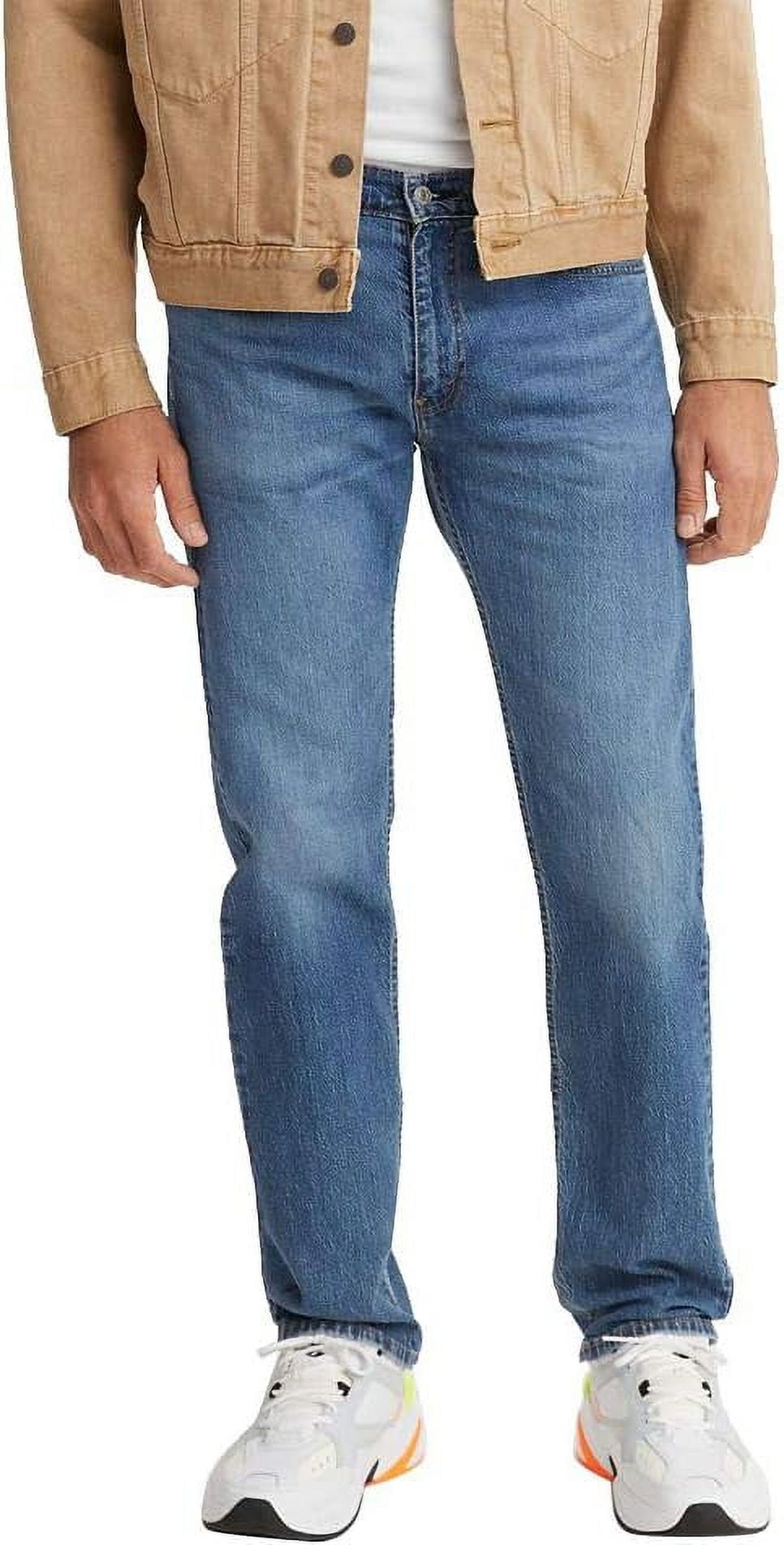 005052217 Levi's Men's 505 Regular Fit Jeans Medium Indigo Medium