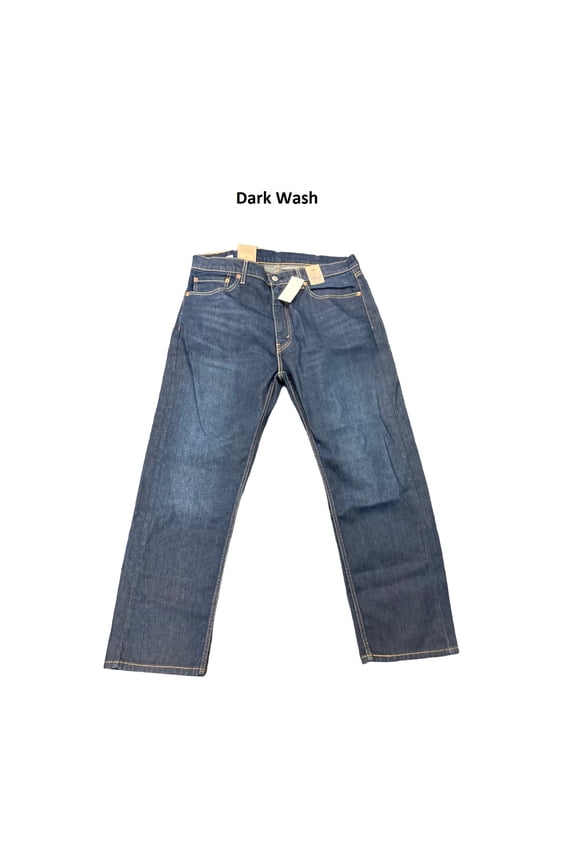 Flat Front Mid Pockets Cotton Jeans, (Men's)