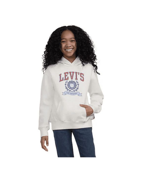 Girl's X-Small Egret Fleece Hoodie