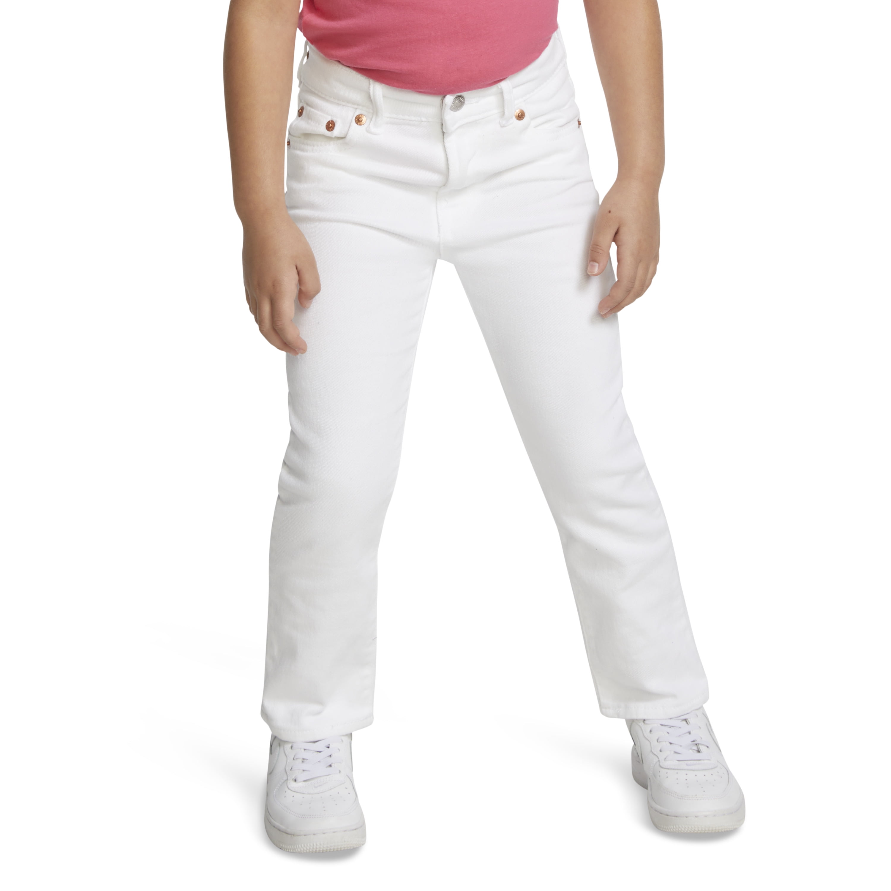 Levi's Girls Jeans in Levi's Kids | White - Walmart.com