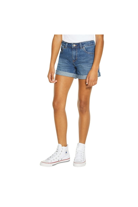 Girls' Girlfriend Denim Shorty Shorts, Sizes 4-16