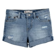 LEVI'S Girls' Girlfriend Denim Shorty Shorts, Sizes 4-16