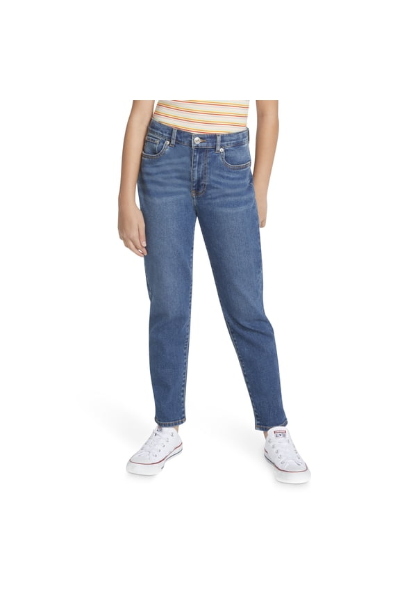 Levi Girls High-Rise Mini Mom Jeans, Sizes 4-6X
