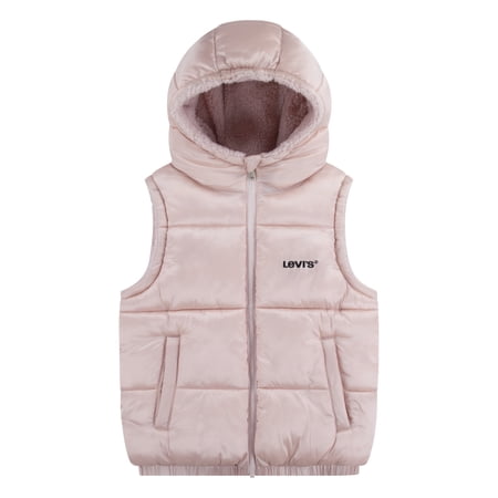 Levi's Girls Reversible Vest with Hood, Sizes 7-16