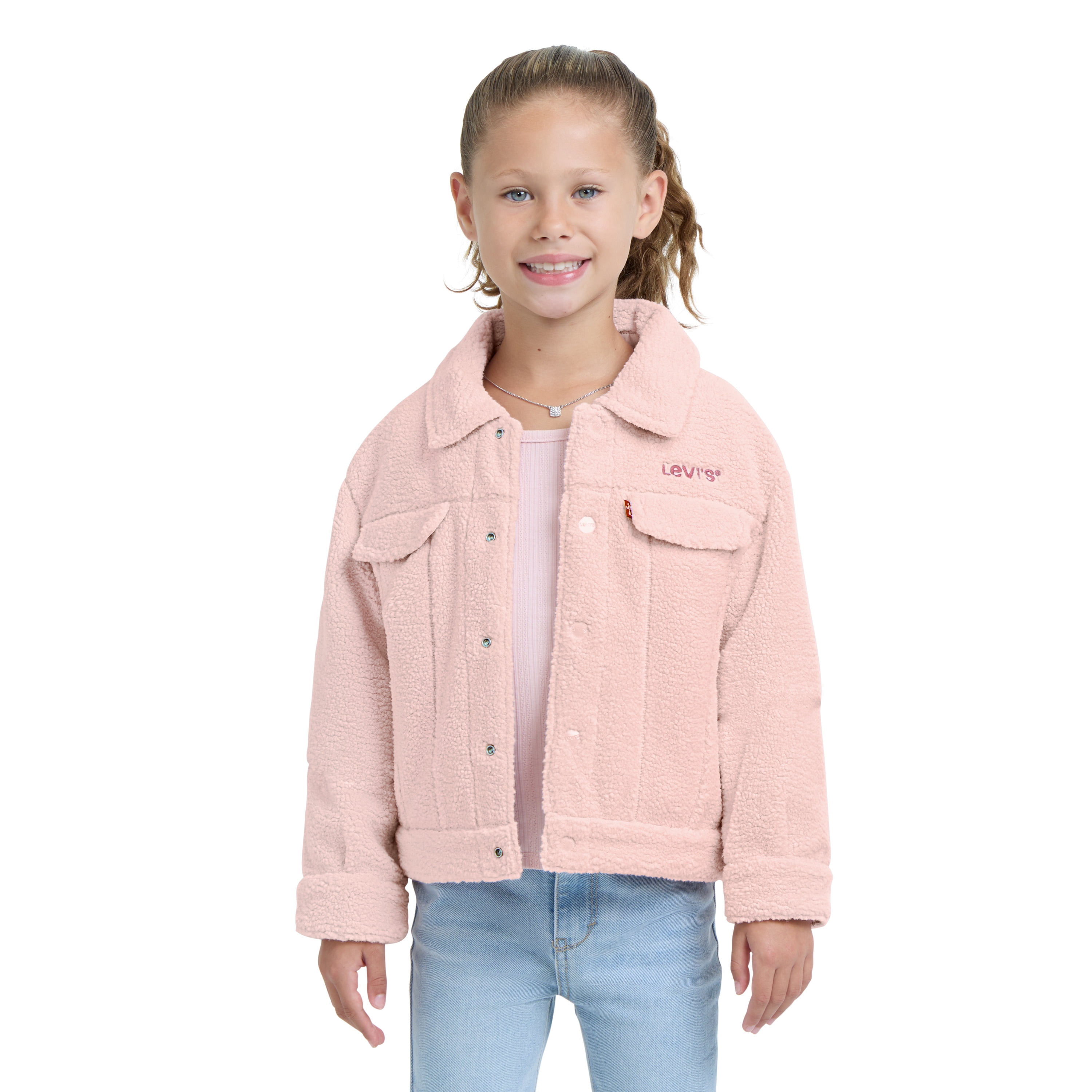 Levi's Girls Sherpa Trucker Jacket, Sizes 4-16