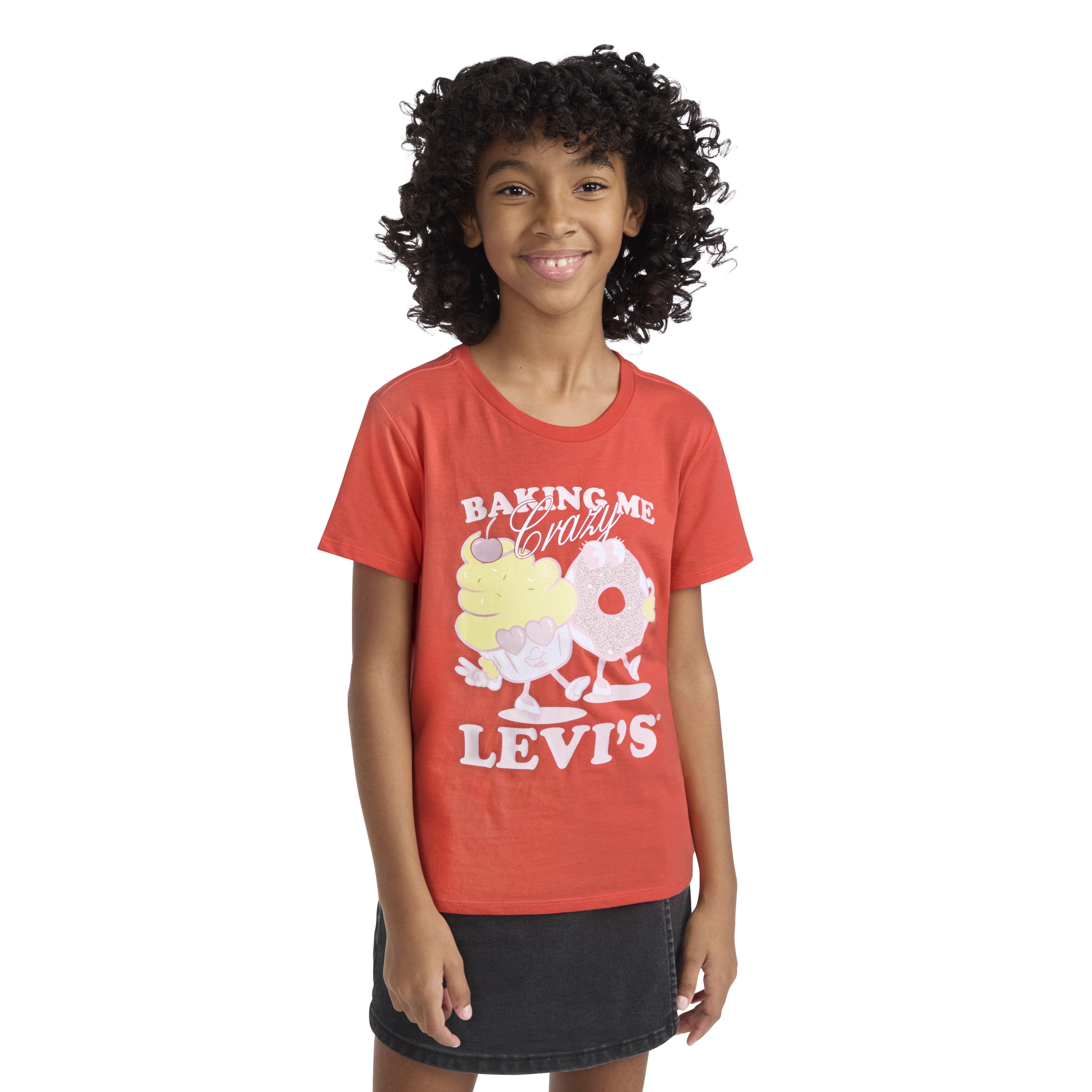 Levi's Girls Short Sleeve Graphic Tee, Sizes 4-16