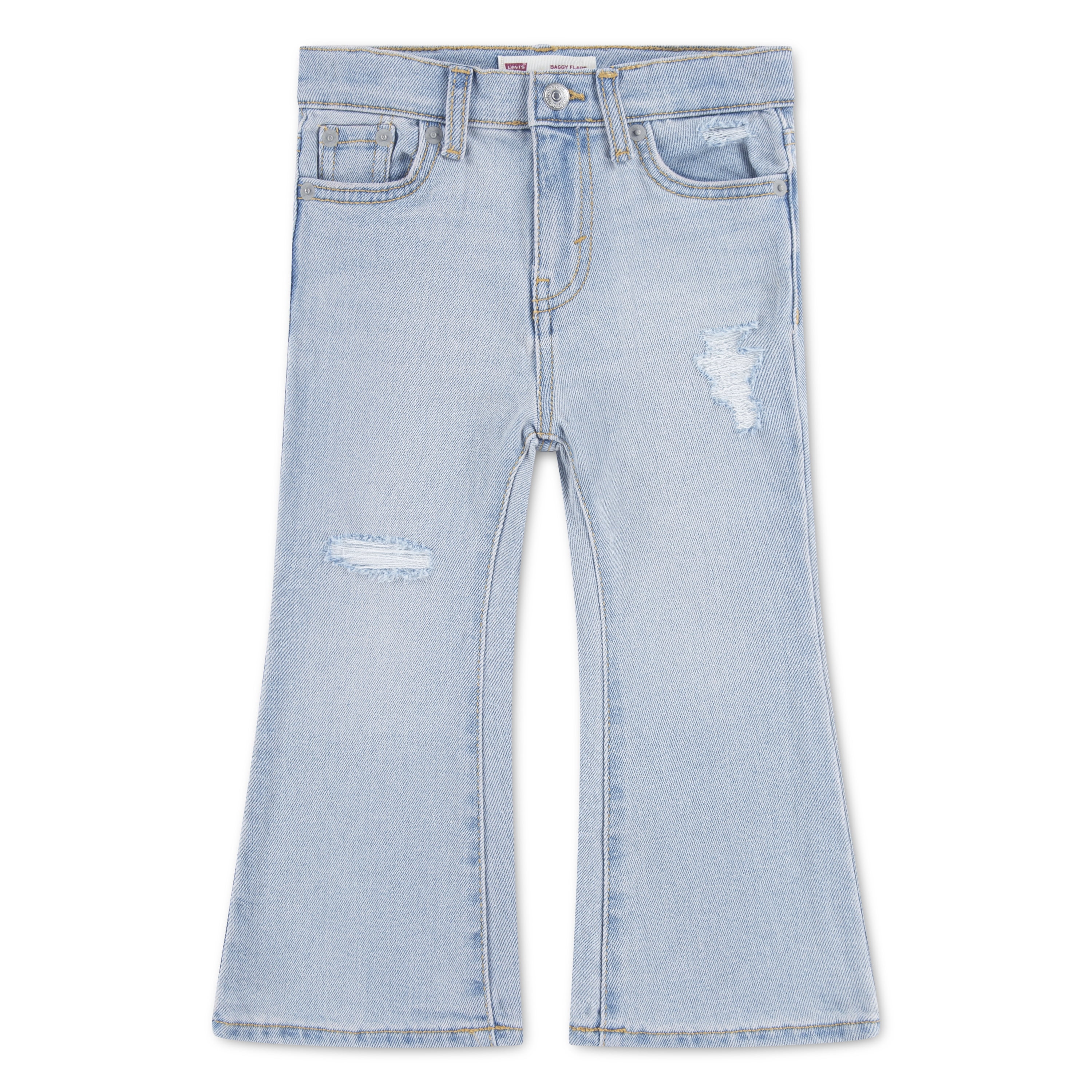 Levi's Girls Toddler Baggy Flare Jean, Sizes 2T-4T