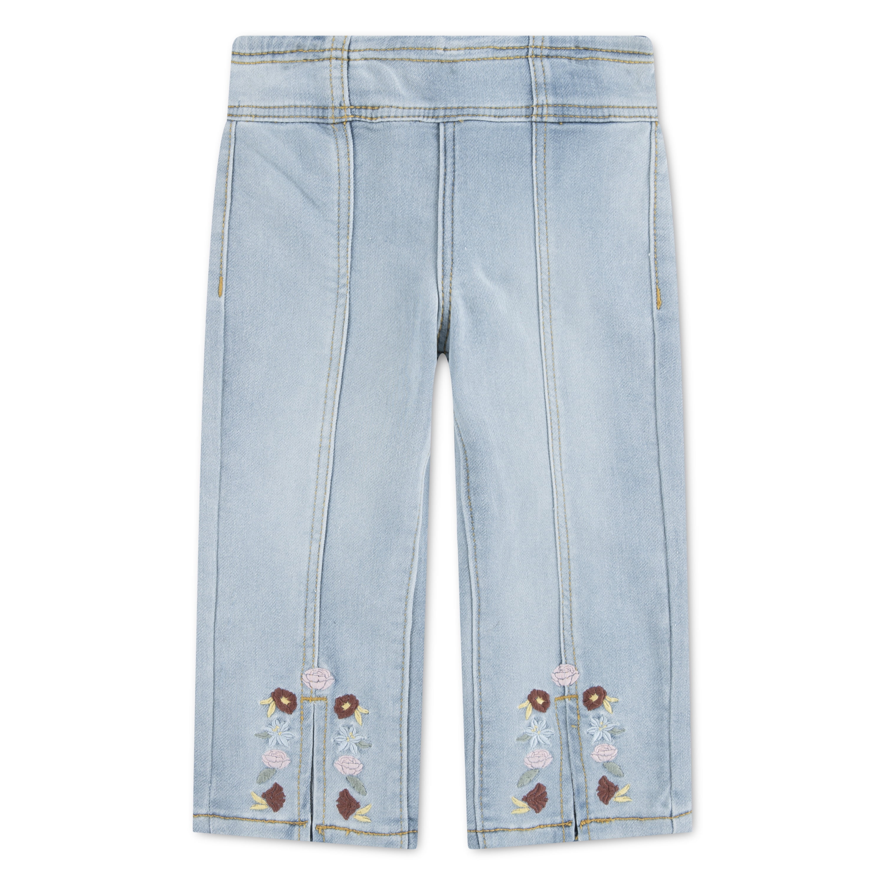 Levi's Girls Toddler Dobby Pull-on Wide Leg Pant, Sizes 2T-4T