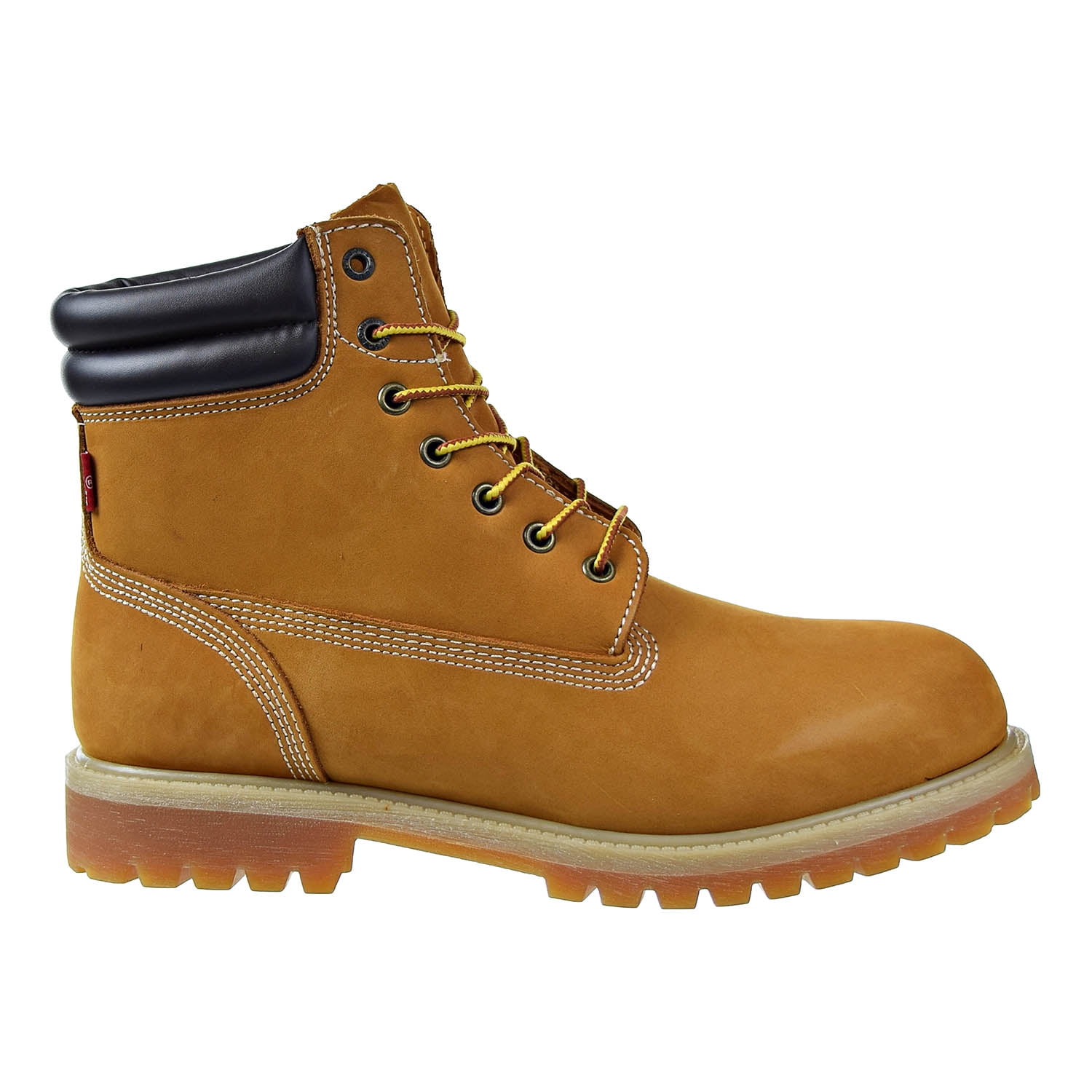Levi's Harrison Engineer Men's Lace-up Boots, Wheat Suede, Durable