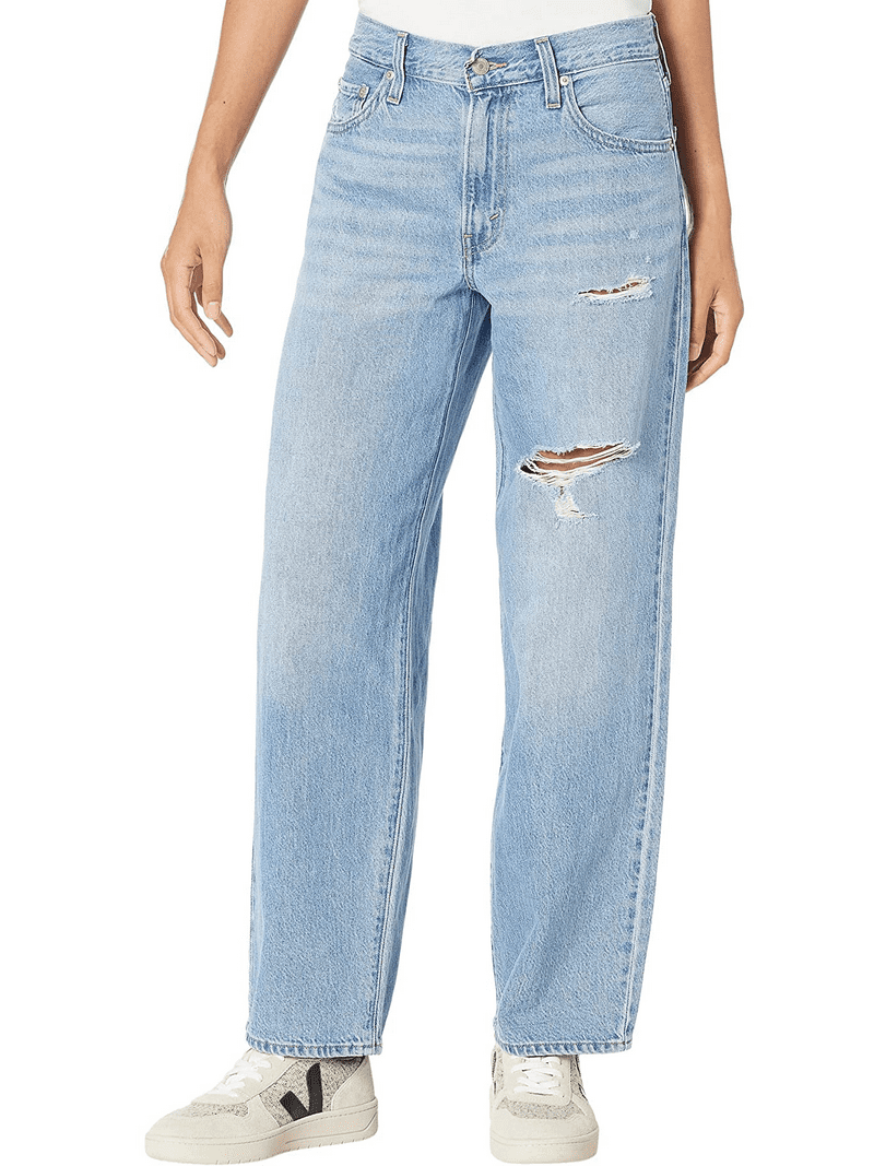 Levi's IN THE MIDDLE WITH DAMAGE Women's Ripped Baggy Dad