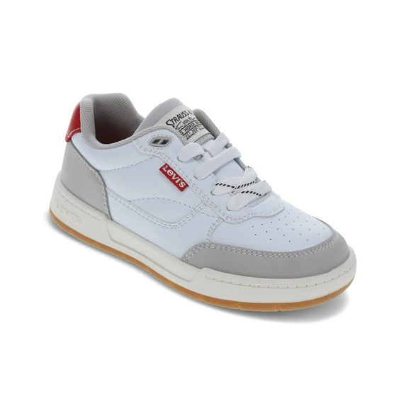 Levi's Kids La Jolla Synthetic Leather Casual Lace Up Sneaker Shoe