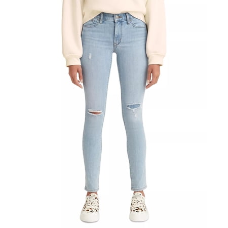Levi's LAPIS STOP Women's 711 Mid Rise Stretch Skinny Jean, US 0 Medium| W25 L30