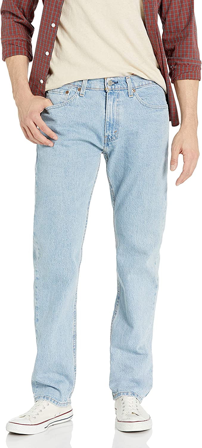 Levi s Light Blue Men s 505 Regular Fit Jeans US 38x30 Walmart
