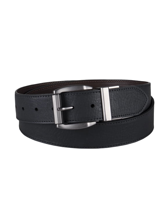 Men's 100% Leather Reversible Casual Jean Belt