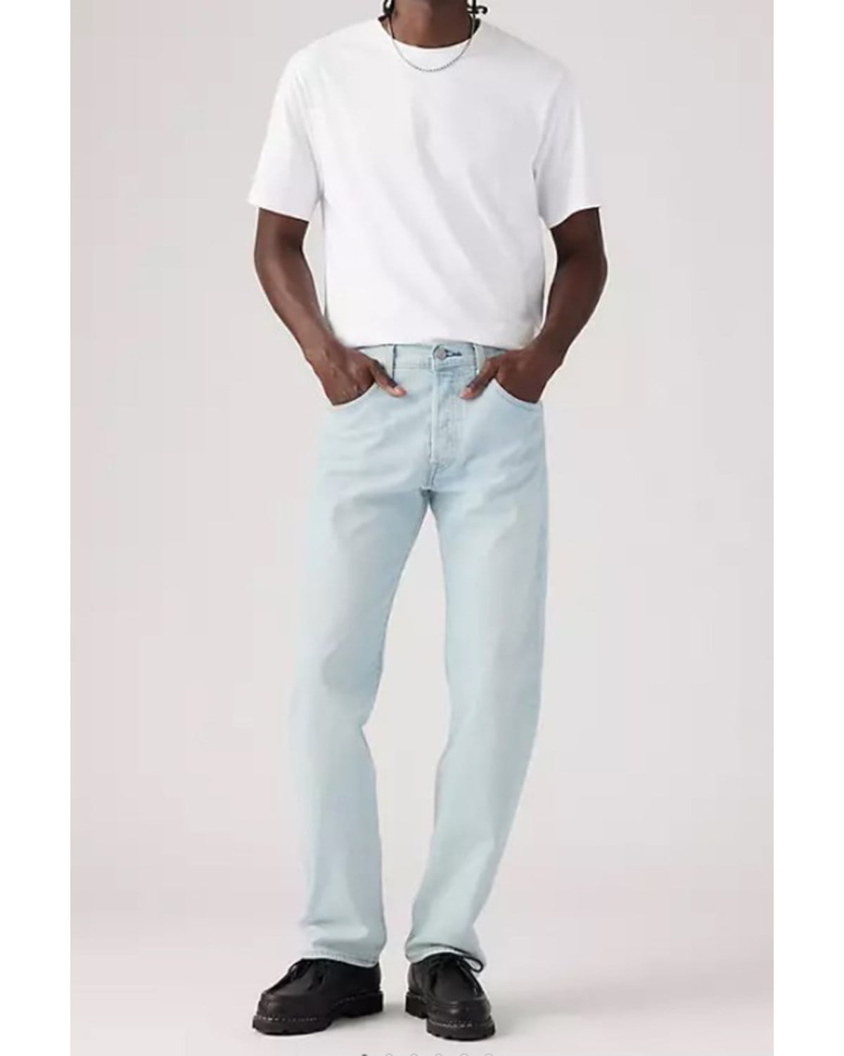 Men's Wash Straight Leg Jeans