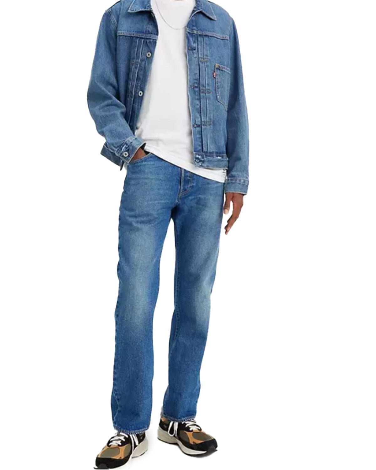 Levi's Men's 501 '93 Medium Wash Straight Leg Relaxed Denim Levi's Men's 501 '93 Medium Wash Straight Leg Relaxed Denim