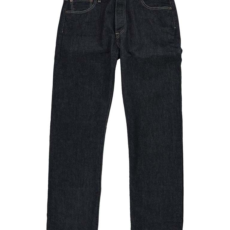 新品★W32L34★Levi's 501 ORIGINAL RIGID Levi's Men's 501 Original Fit Button Fly Jeans Clean Rigid Blue 34