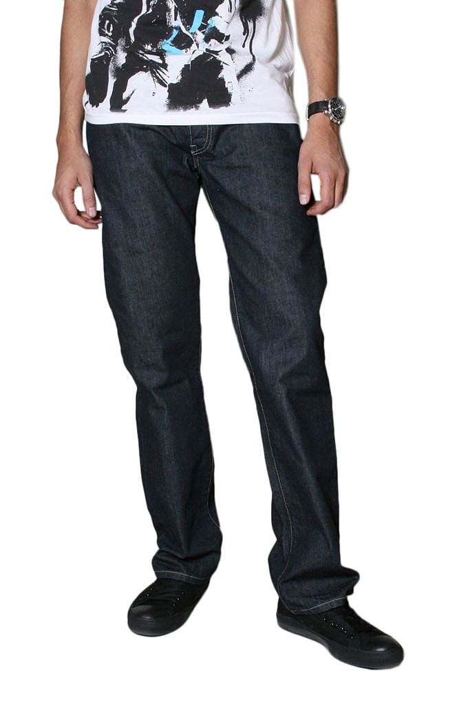 Levi's Men's 501 Original Fit Button Fly Non Stretch Jeans Rigid Blue 33 x  30 - Walmart.com