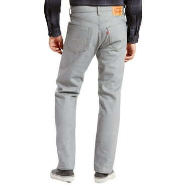 Levi's Men's 501 Original Fit Straight Leg Jeans Silver 36W x 32L  US