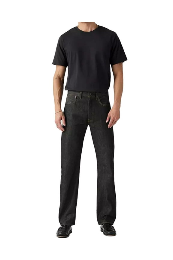 Men's 501 Original Shrink-To-Fit Regular Straight Leg Jeans Indigo 31W x 34L US