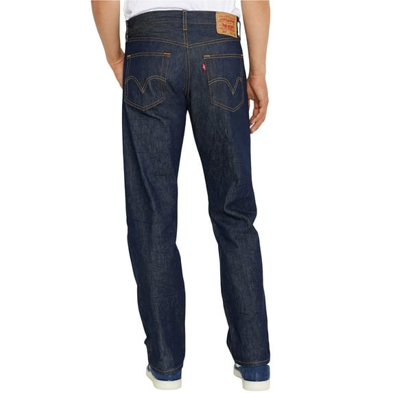 Levi's Men's 501 Original Shrink-To-Fit Regular Straight Leg Jeans Indigo 40W x 38L US