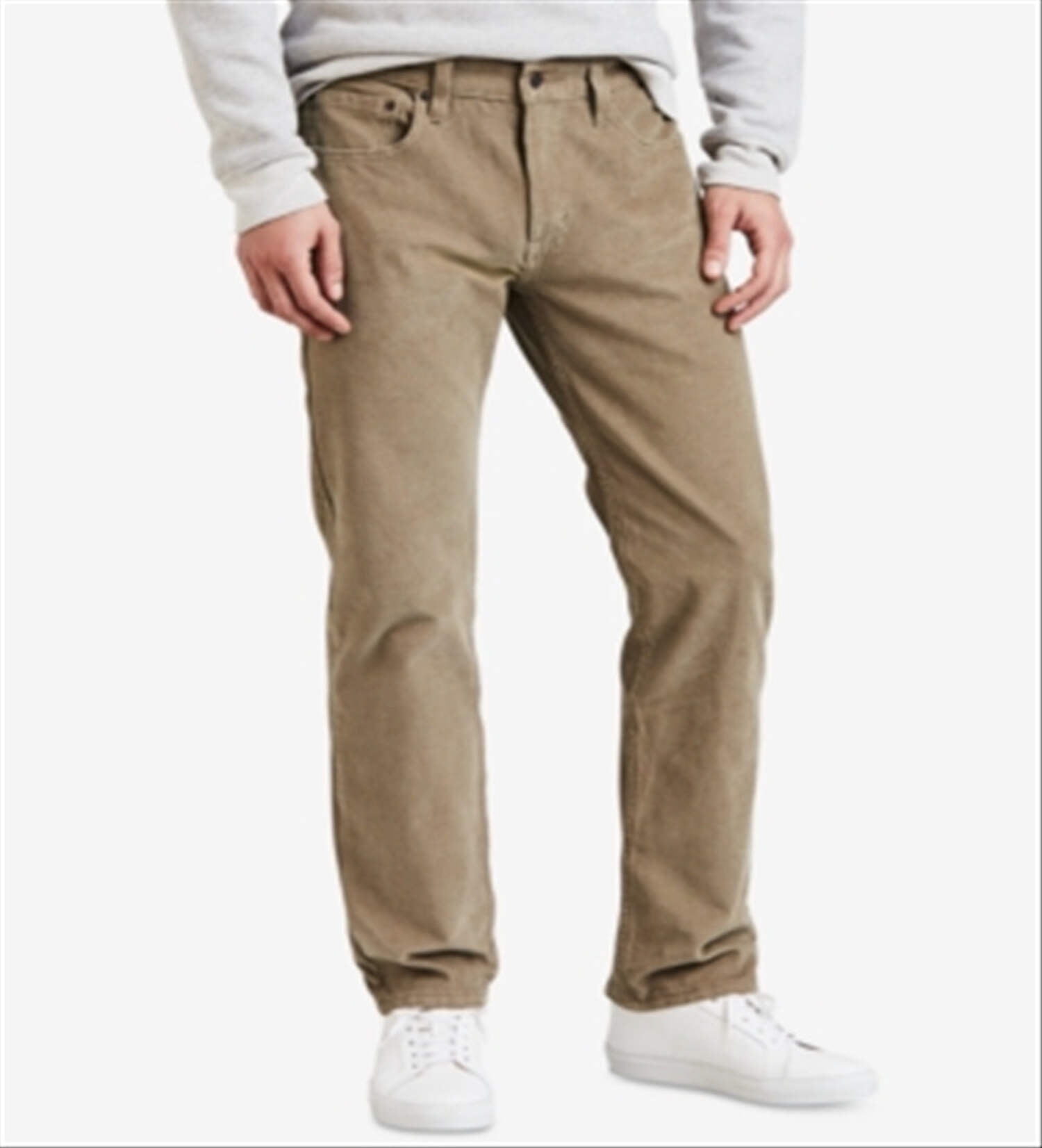 Levi's Men麓s 502 Taper Corduroy Pants Gray Size 32x32