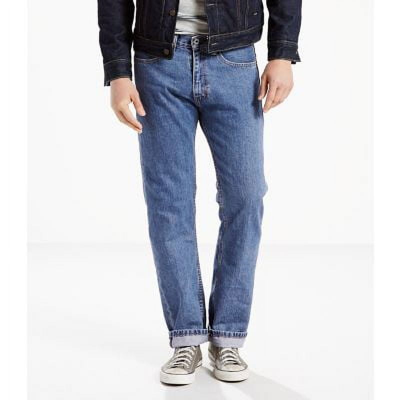 Men's 505 Regular Fit Straight Leg Jeans, Blue, 33x34