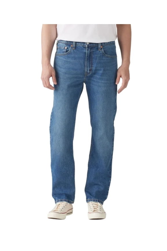 Levis Mens 505 Regular Fit Straight-Leg Jeans - 38x30