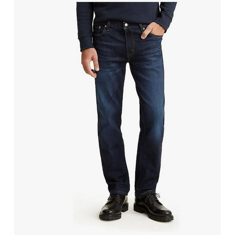 Levi s Men s 511 Slim Fit Jeans Also Available in Big Tall Dark Blue 30x30 Walmart