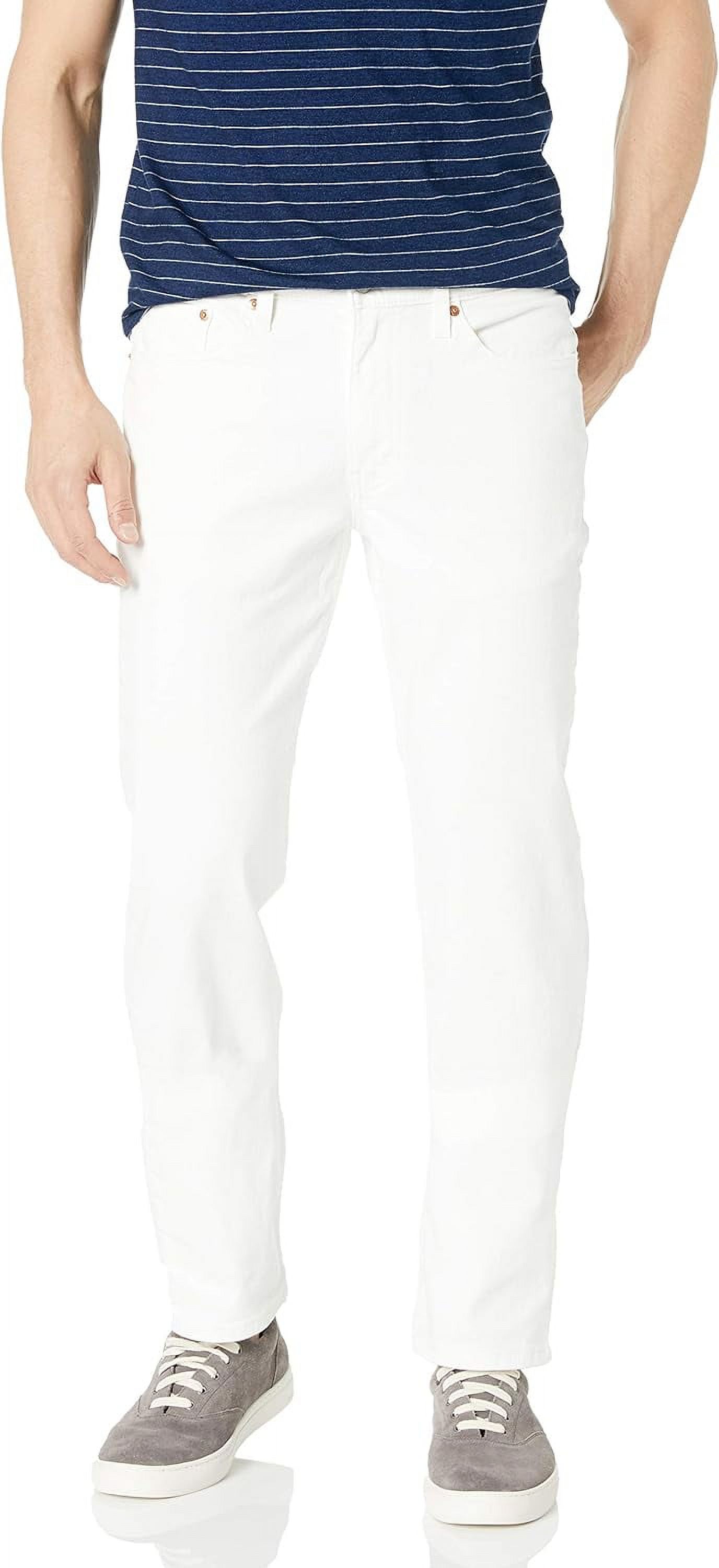 Levi s Men s 514 Straight Fit Cut Jeans Also available in Big Tall Standard 34W x 30L Castilleja White Advanced Stretch Walmart
