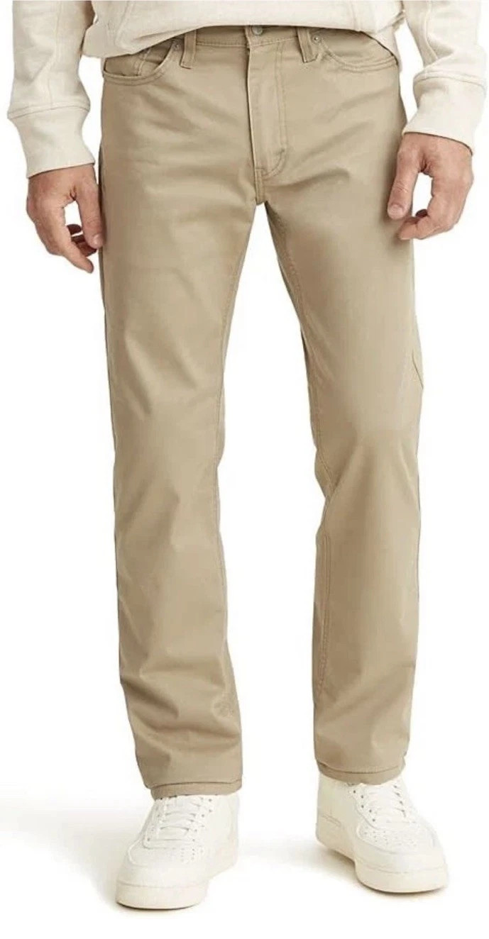 Jeans de hombre 514 corte recto, caqui/tan, 36x30