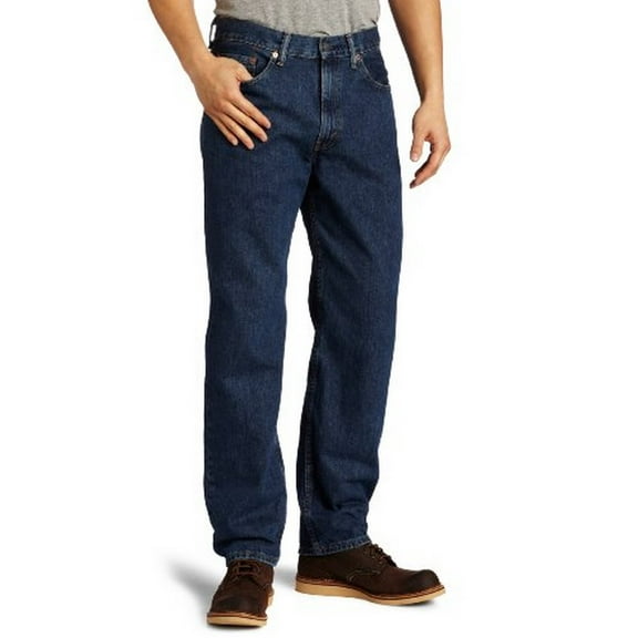 Men's Levi's® 550™ Relaxed Fit Jeans Color: Dark Stonewash Size: 33X32