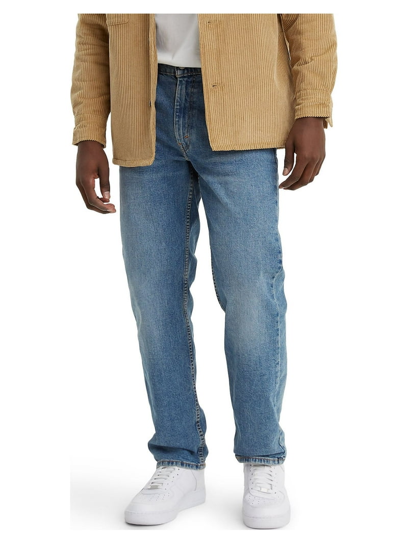 Levi's 550？W34L34 blue コーデュロイケミカルW USA 90s USA製 Levi'sリーバイス 550 ケミカルウォッシュ カラー