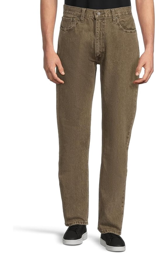 Men's 555 Relaxed Straight Jeans Beech Tree Brown Wash Size 32x30