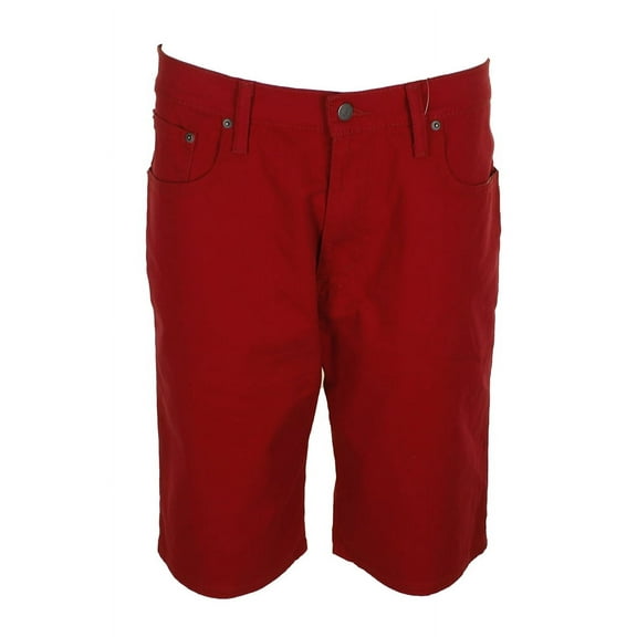 Levi's Men's 569 Loose-Fit Straight Denim Shorts Red 0242 29