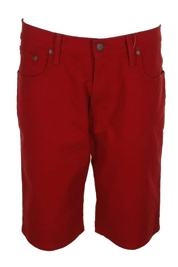 Men's 569 Loose-Fit Straight Denim Shorts Red 0242 30