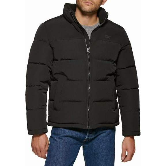 Levi's Men's Arctic Cloth Retro Bubble Puffer Jacket XXL Black