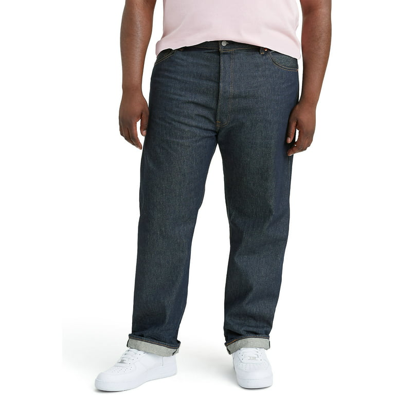 Om Til meditation grafisk Levi's Men's Big & Tall 501 Original Shrink-to-Fit Jeans - Walmart.com