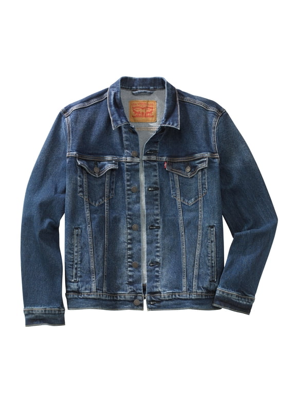 Men's Big & Tall Denim Trucker Jacket