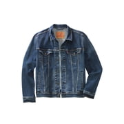 Levis Mens Big & Tall Denim Trucker Jacket