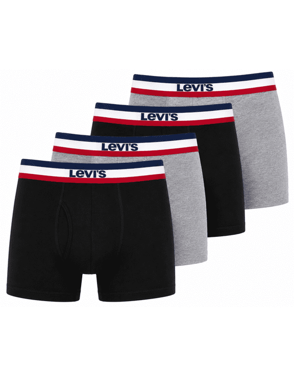 Men's Boxer Briefs 4 Pack, Cotton Stretch Underwear for Men