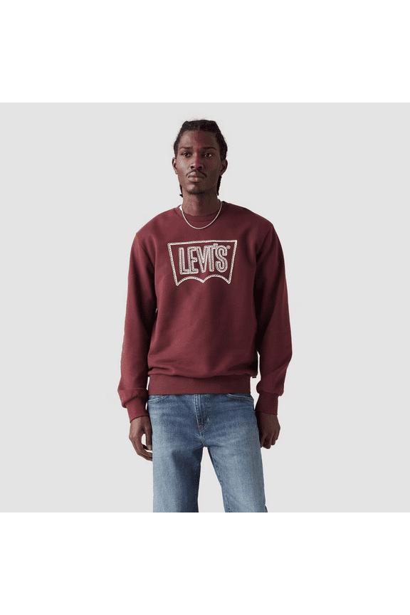 Men's Casual Fit Logo Pullover Sweatshirt - (Burgundy, XXLarge)